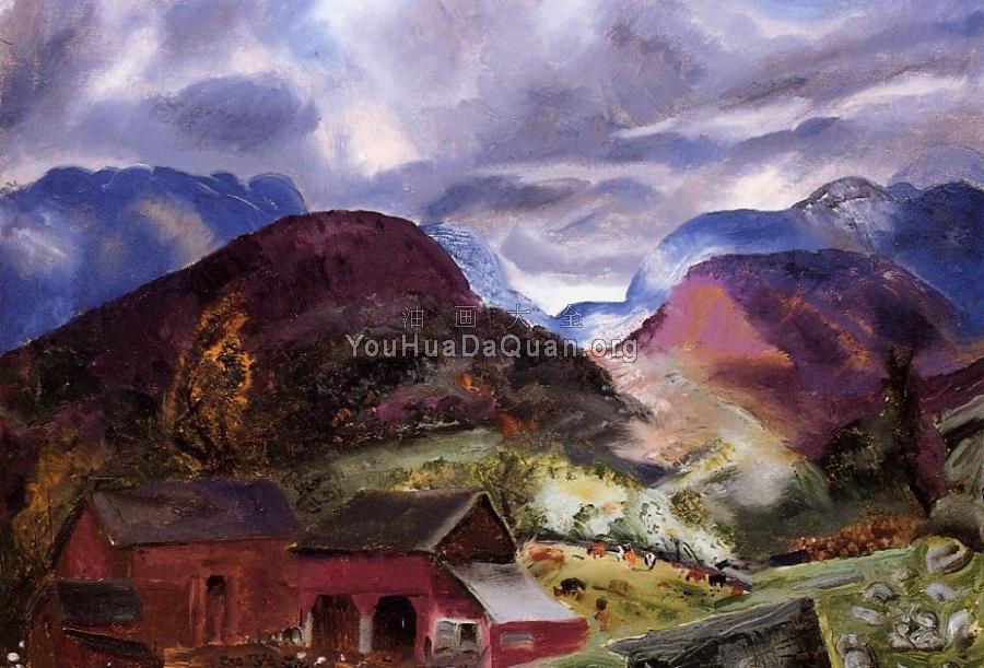 Snow Capped Mountains - 乔治·贝洛斯